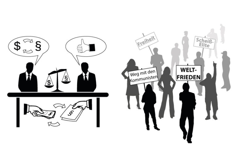 WAS BEDEUTET DEMOKRATIE im „besten Deutschland“ mit der „Sprache der Täter“